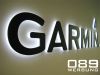 GARMIN in Garching bei München.
Leuchbuchstaben Vollacryl mit LED.