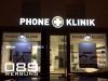 PHONE O KLINIK in München.
Leuchtbuchstaben Profil 5 RL mit LED Beleuchtung.