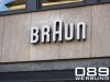 Einzelleuchtbuchstaben mit LED Profil 5 
BRAUN in München.